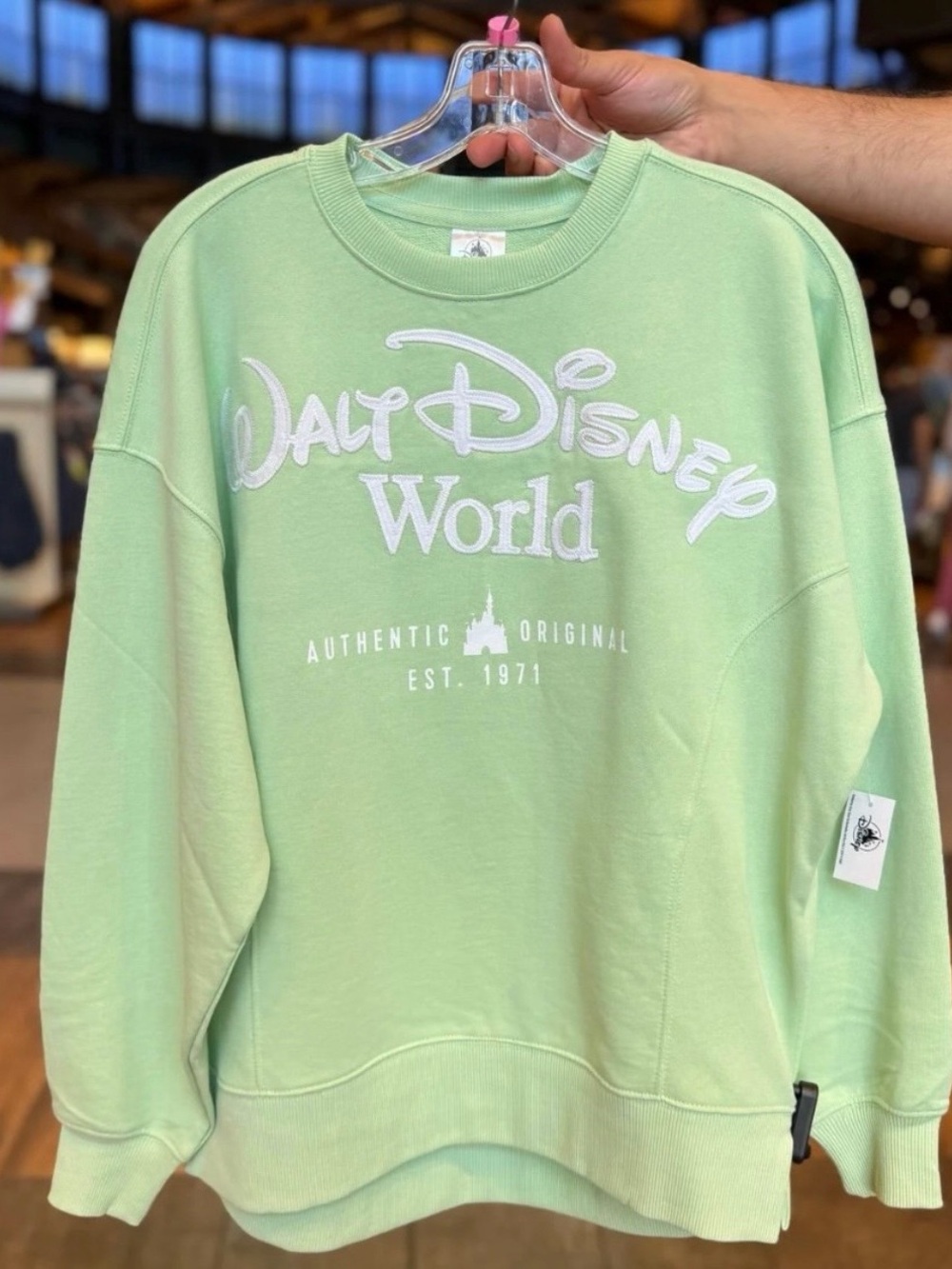 Walt Disney World 2026 NWT Womens Crew neck Pink Sweatshirt Size Medium NEW